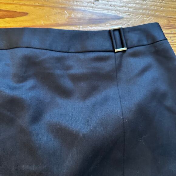 Brooks Brothers dark navy blue soft wool pencil skirt SIZE 10 - Picture 2 of 4